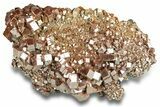 Deep Red Vanadinite Crystal Cluster - Morocco #258040-1